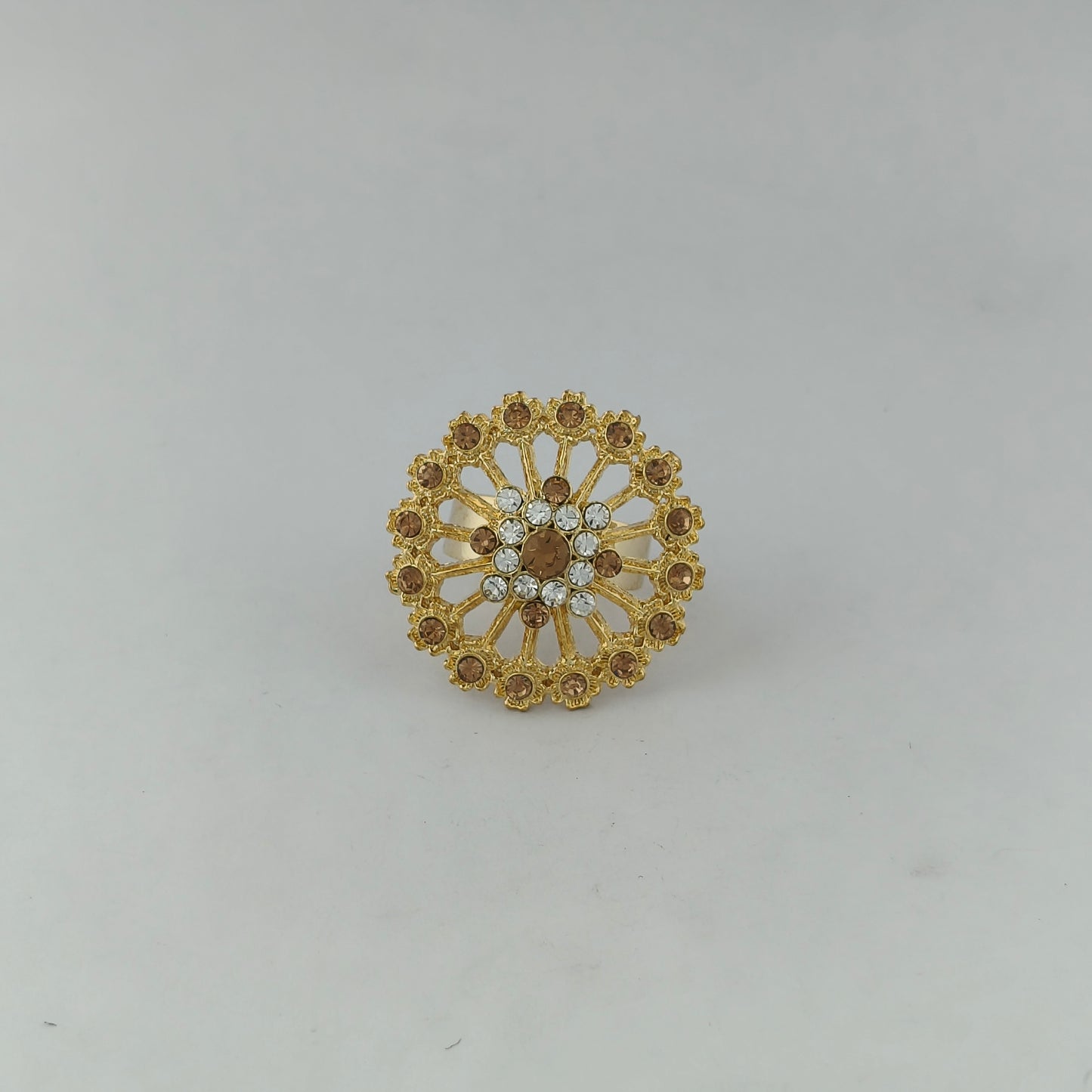 Mandala Statement Ring