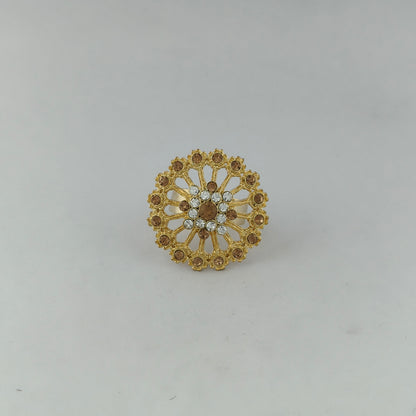 Mandala Statement Ring