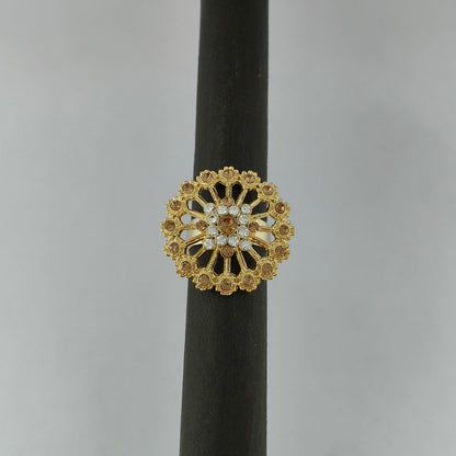 Mandala Statement Ring