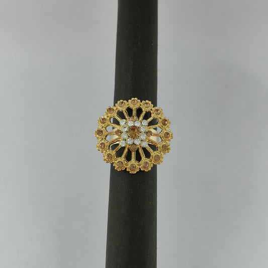 Mandala Statement Ring