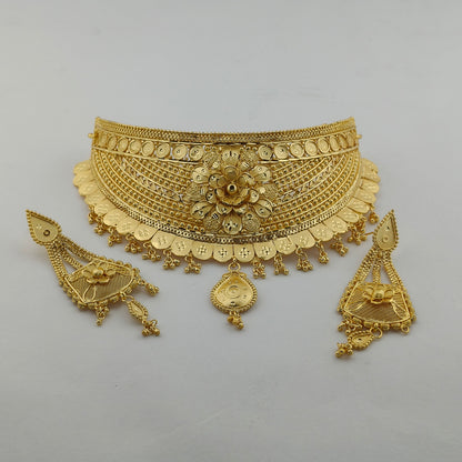 Royal Filigree Floral Choker