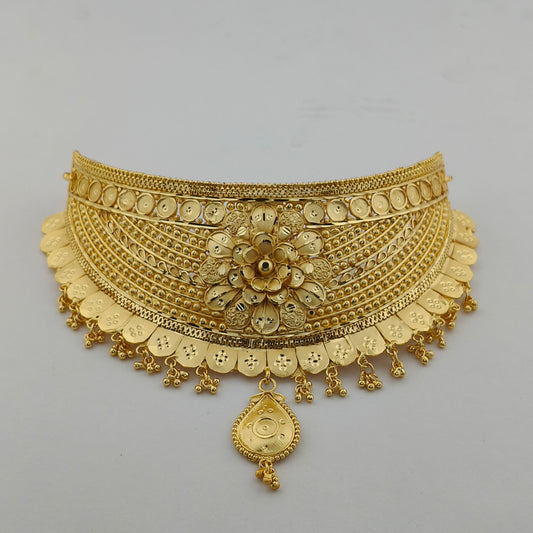 Royal Filigree Floral Choker
