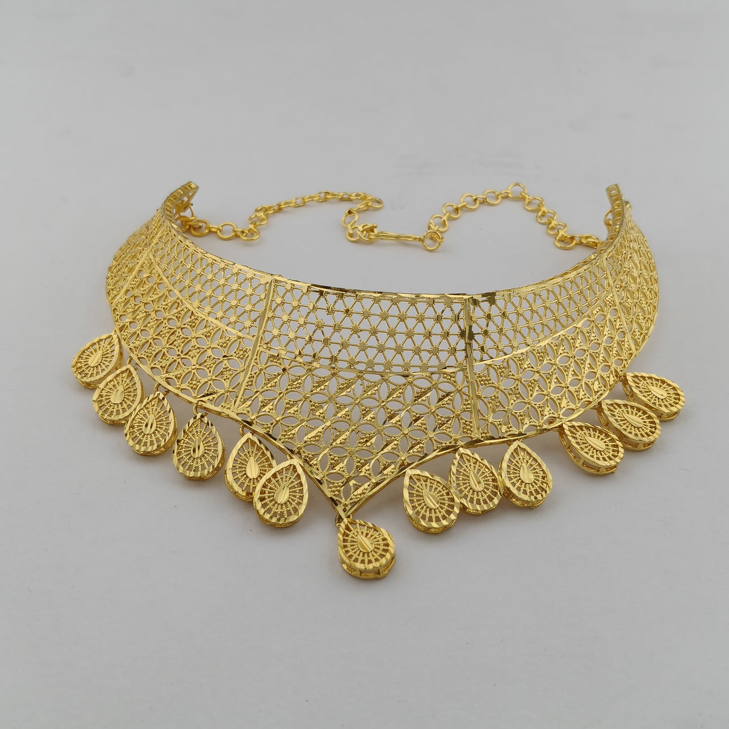 The Plain Gold Mesh Choker