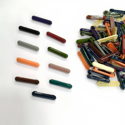 Saree Pin Pack of 6pcs. Solid Colors.