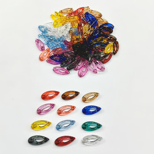 Saree Pin Pack of 6pcs. Transparent Colors.
