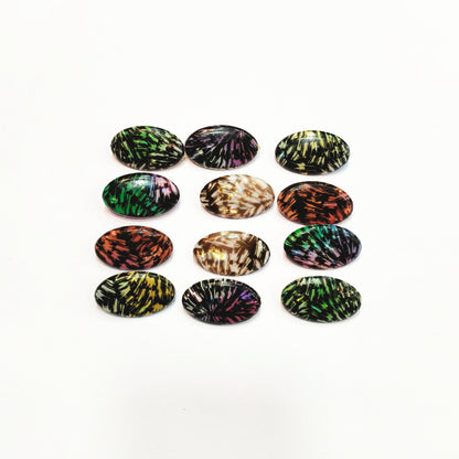 Saree Pin Pack of 6pcs. Printed pattern.