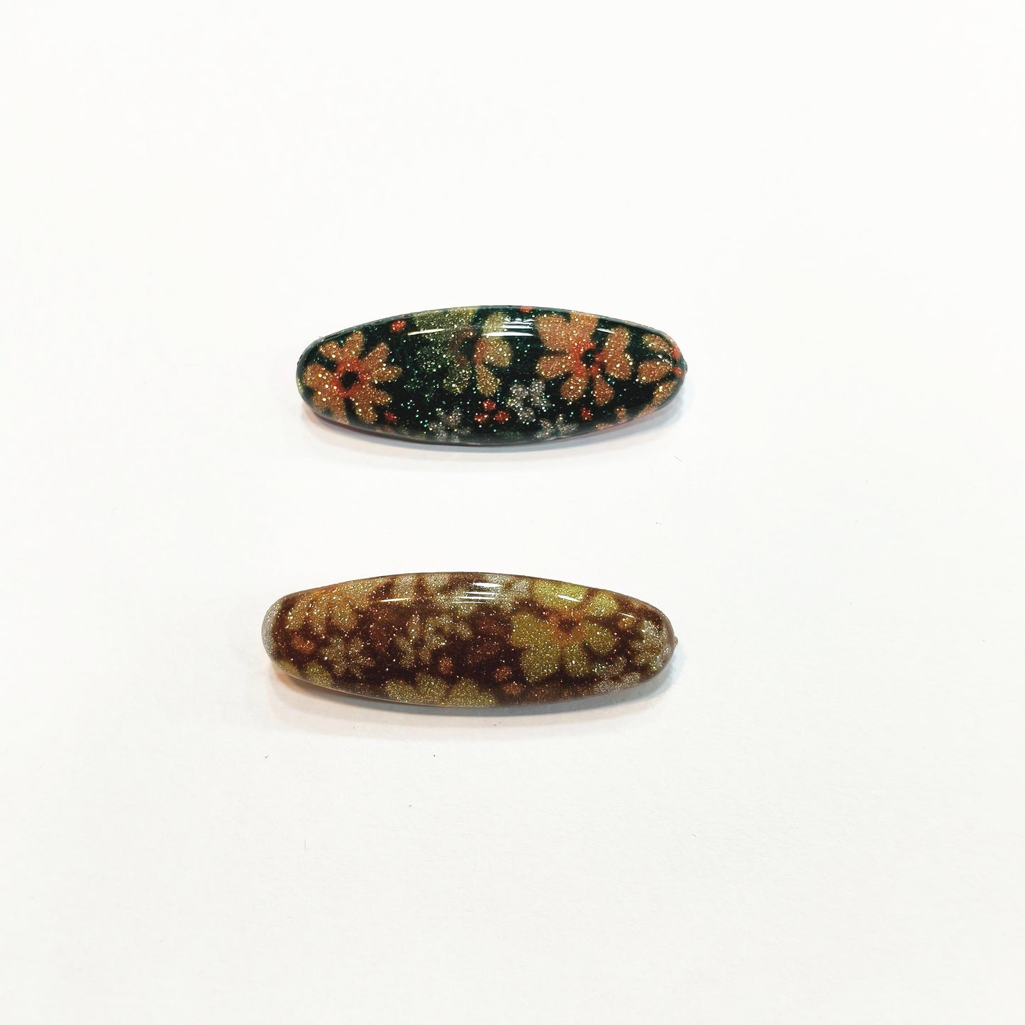 Saree Pin Pack of 6pcs. Floral print. Shiny.