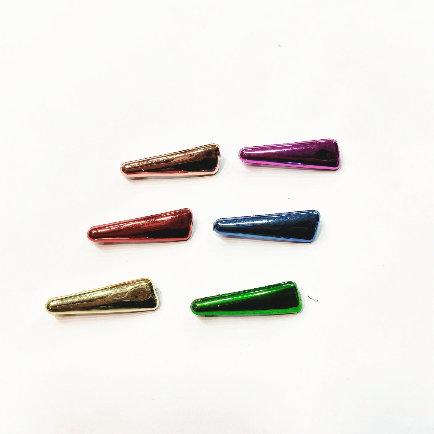 Saree Pin Pack of 6pcs. Shiny solid colors.
