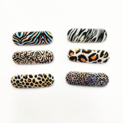 Saree Pin Pack of 6pcs. Wild Cats print.